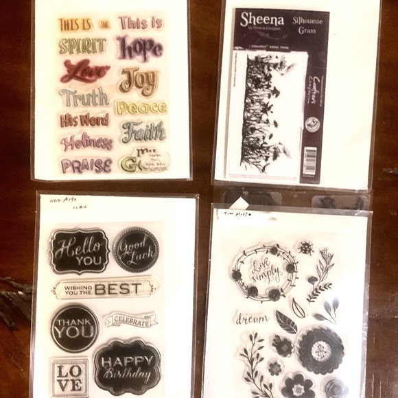 Craft Bundle- Clear Stamps - Tim Holtz, Inkadinkado, Stampabilities, Hero + more - Picture 4 of 5
